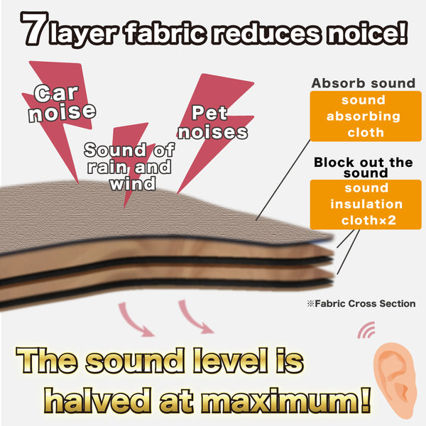 Soundproof & Thermal Curtain | COZE PREMIRE (Size-Order)