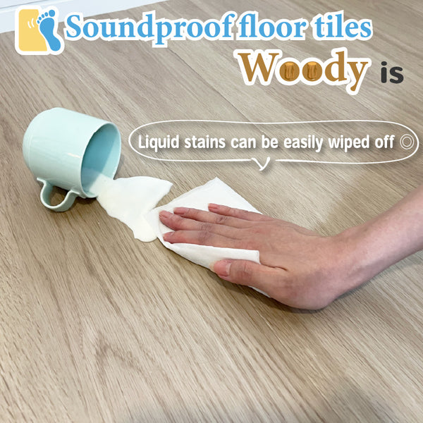 Soundproof floor tiles Woody