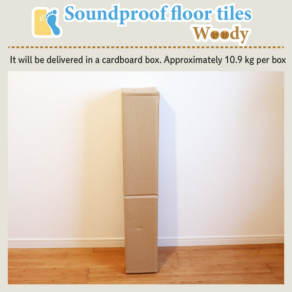 Soundproof floor tiles Woody