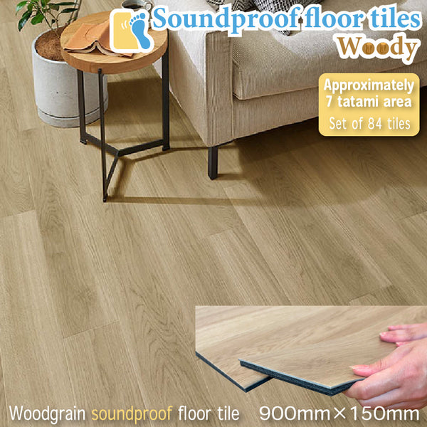 Soundproof floor tiles Woody