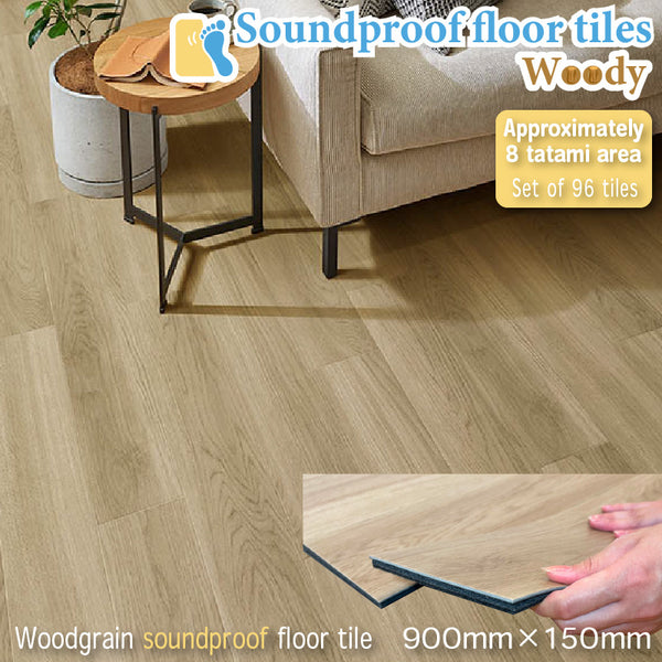 Soundproof floor tiles Woody