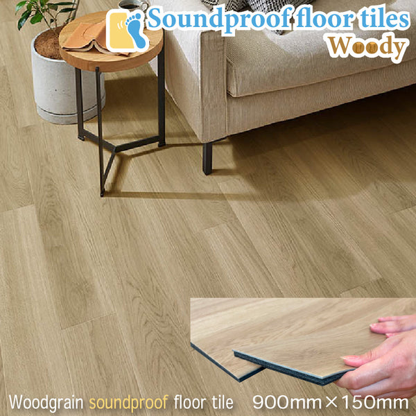 Soundproof floor tiles Woody