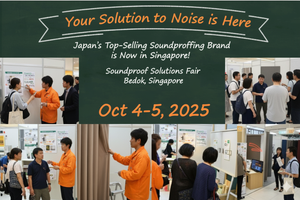Your Solution to Noise is Here: Japan's Top-Selling Soundproofing Brand is Now in Singapore!