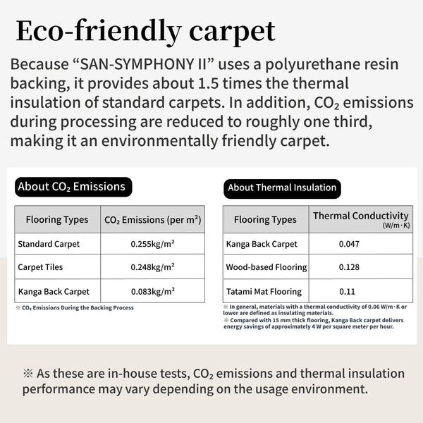 Soundproof Carpet Rug SAN-SYMPHONY2 (10 mm, Kanga Back)