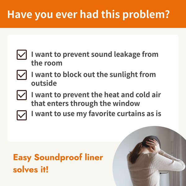 Soundproof Curtain Liner