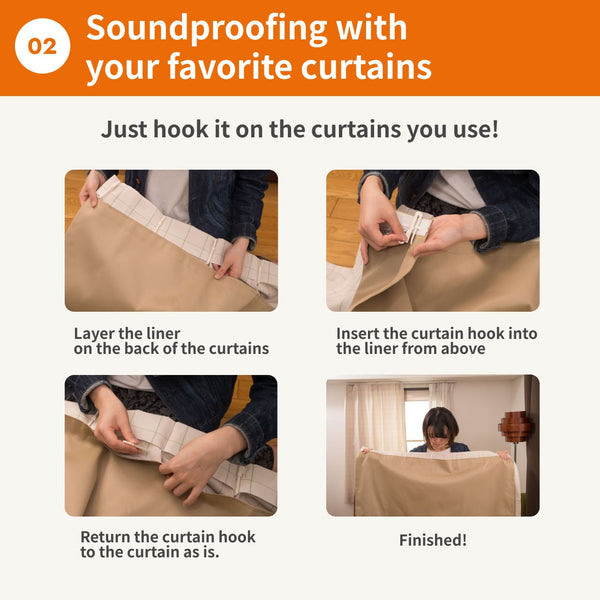 Soundproof Curtain Liner