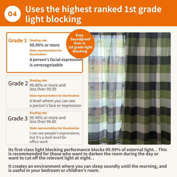 Soundproof Curtain Liner