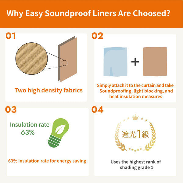 Soundproof Curtain Liner