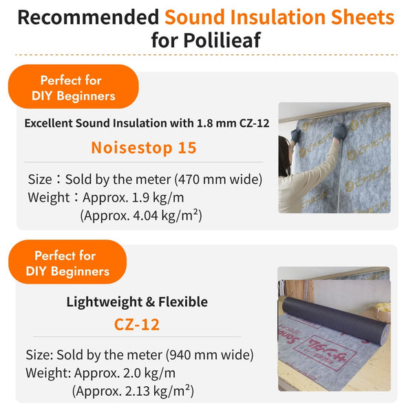 [Sound absorbing material] Polilieaf