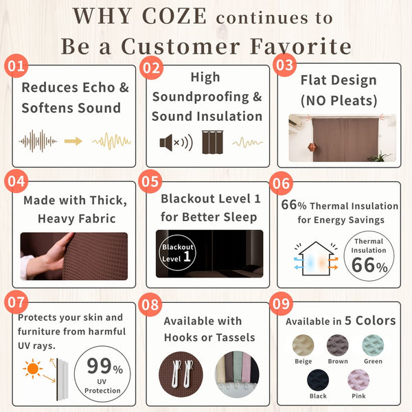 [Soundproof Curtain] COZE