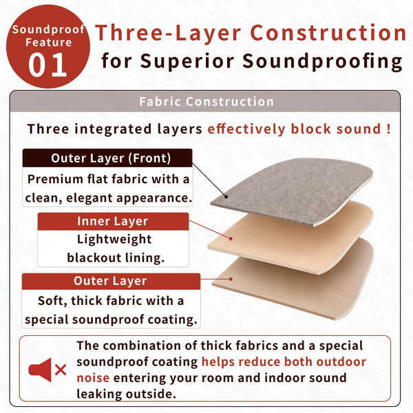 Soundproof & Thermal Curtain | Otonagi (Size-Order)