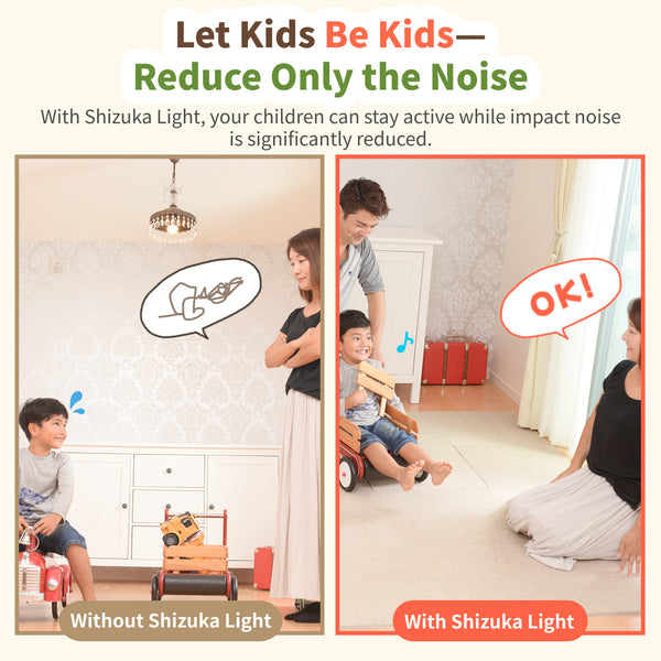 [Soundproof tile carpet] Shizuyuka-Light