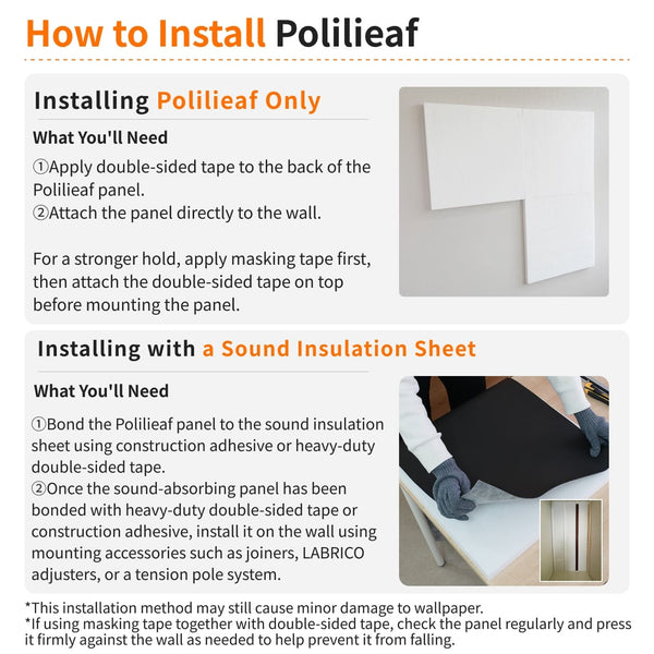 [Sound absorbing material] Polilieaf