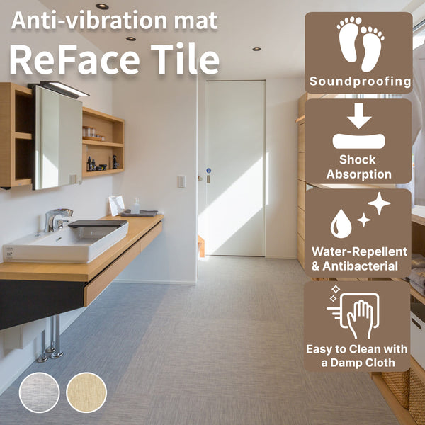 [Anti-vibration mat] ReFace Tile