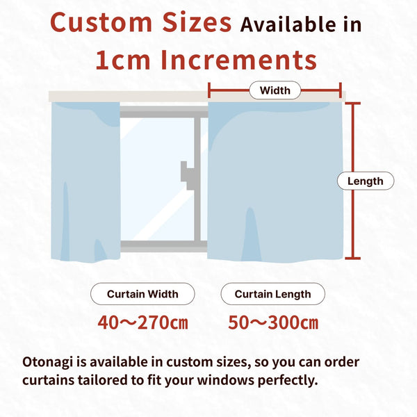 Soundproof & Thermal Curtain | Otonagi (Size-Order)
