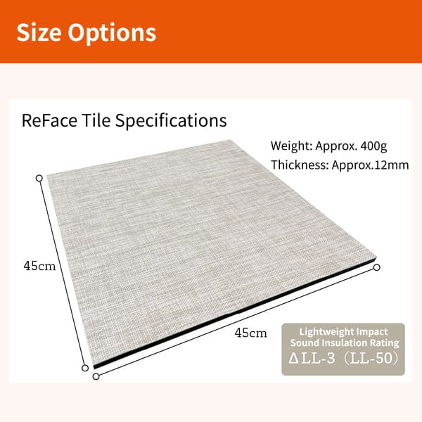 [Anti-vibration mat] ReFace Tile