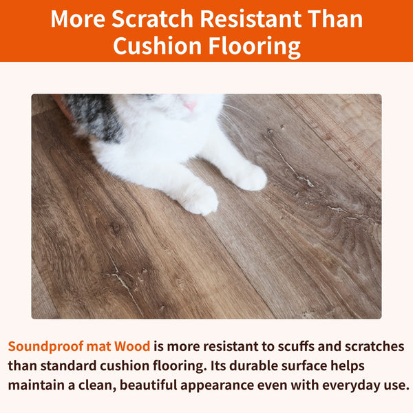 Soundproof mat Wood
