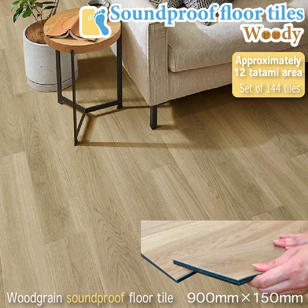 Soundproof floor tiles Woody